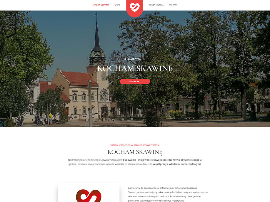 Stowarzyszenie Kocham Skawinę - Strony internetowe Kraków