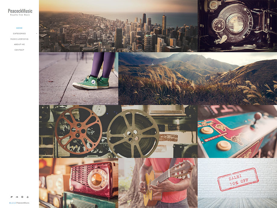 Strony internetowe kraków - PeacockMusic