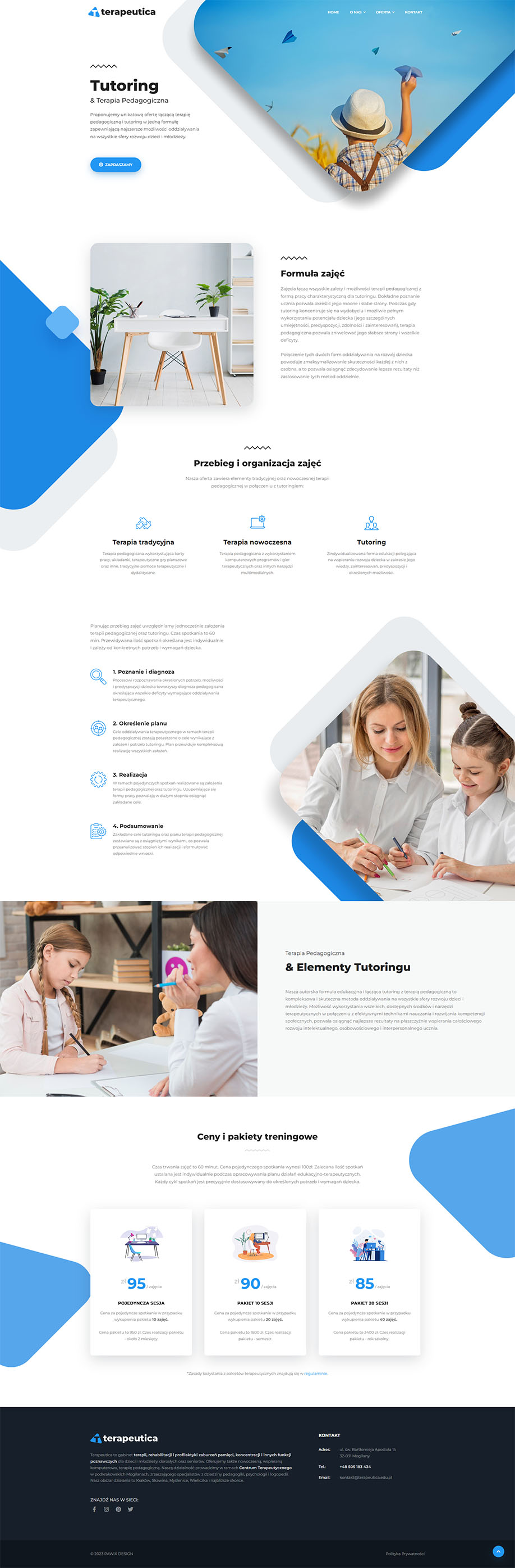 Strona internetowa - Terapeutica