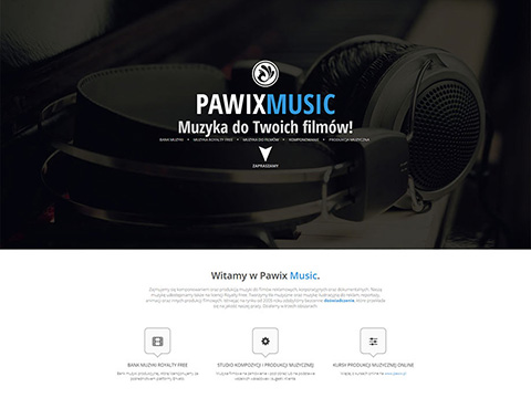 Pawix Music - strona internetowa