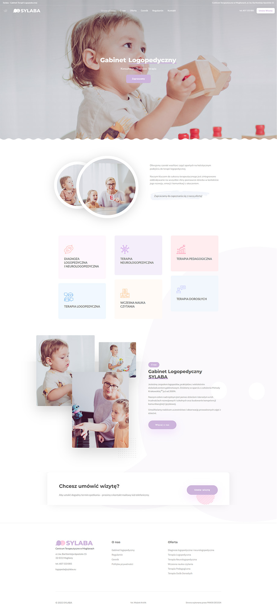 Strona internetowa SYLABA