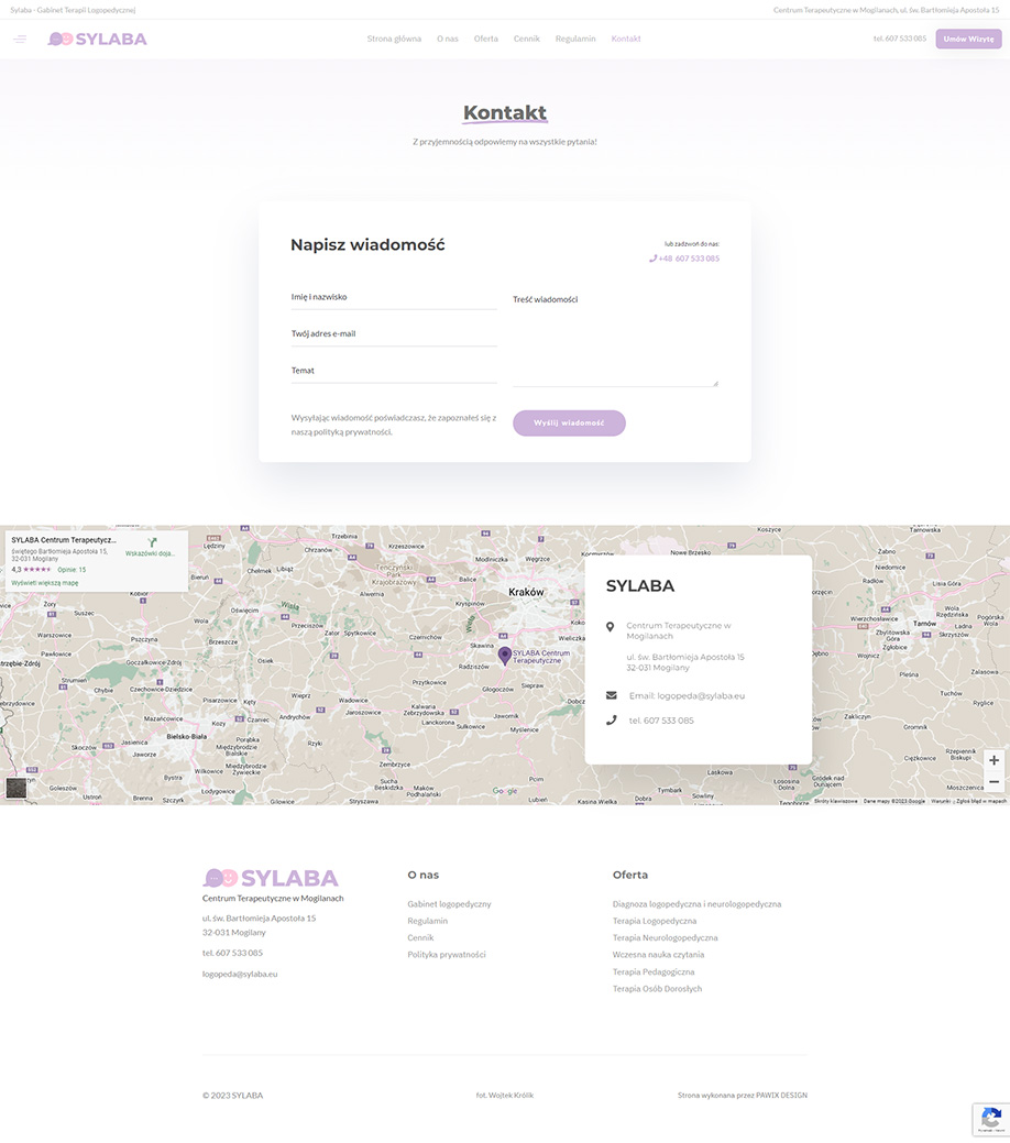 Sylaba - strona internetowa