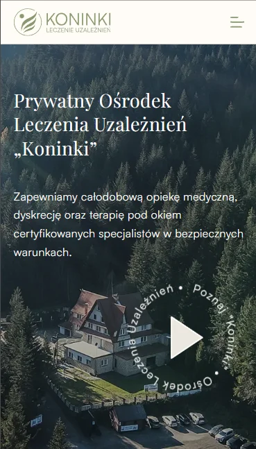 Ośrodek Leczenia Uzależnień "Koninki" - wersja mobilna