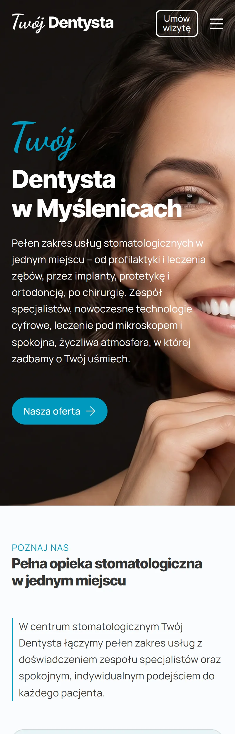 Strona główna serwisu Twój Dentysta na telefonie